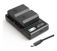 2 Batteries NP-FZ100 pour Sony Alpha A7III A7IV A7RIII A7R3 A7R IV A7C A7S