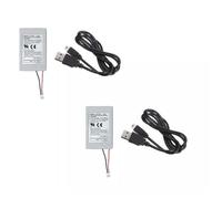 2 Batteries pour PS3 - 1800 mAh + Câble pour Manettes Sony DualShock 3 PS3 - Remplacement LIP1359 - Lot 2 Joueurs - Straße Game ®