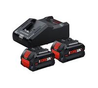 2 batteries PROCORE18V+ 8.0AH + chargeur GAL 18V-160 PROFESSIONAL - BOSCH - 4053423252668