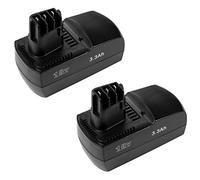 2 batteries Trade-Shop Ni-MH 18 V / 3300 mAh compatibles avec Metabo 631739, 631857, 631740, 625477, 625478