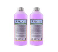 2 bidons de 1 Litre de liquide IBIZA LIGHT pour machine à bulles anti-traces Non toxique