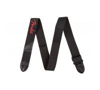 2" Black Poly Strap W/ Red Logo
