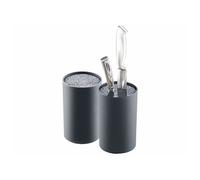 Tokio Kitchenware Bloc à couteaux à lamelles, 6 couteaux, Blanc, Moderne