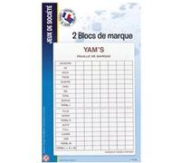 2 Blocs Yam's France Cartes multicolore G