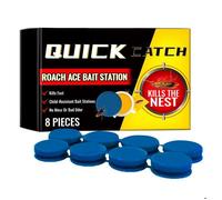 （2 boîtes, 16 pièces au total）Station D'AppâT pour Cafards PièGe à Cafards Convient pour Une Utilisation en IntéRieur Et en