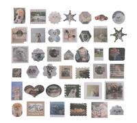 2 Boîtes Autocollants de Scrapbooking DIY en Papier, Coffret