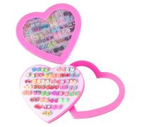 2 Boîtes Boucles D'oreilles Puces en Plastique, Coffret Cœur | Faciles à Mettre, Tiennent Bien, Ne Se Déforment Pas, Confortables, pour Amies Proches et Mère