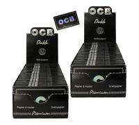 2 boîtes de 25 carnets chacune (50 carnets au Total) OCB 100 Feuilles Rolling Paper Noir