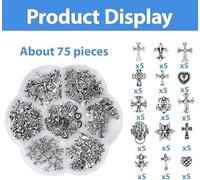 2 Boîtes De Punk Nagelzubehör Et 1 Pièce Pince À Épiler, Le Brillant De Surface N'Est Pas Facile À S'Estomper, Personnalisée Nagelzubehör, Adapté Pour Le Nail Art, Le Design, L'Argent).