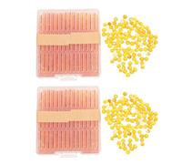 2 Boîtes Déshydratant en Silicone, Indicateur D’humidité | Absorption D’eau, Maintien au Sec, Boîtier Abs, Teinte Orange, Usage pour Vêtements et Thé