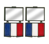 2 Boîtes Maquillage de Football pour Fans, Kit Visage et Corps