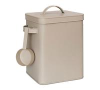 Relaxdays 2 boîtes métal beige étanches + cuillère