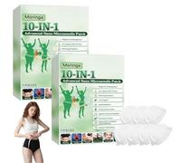 2 Boîtes Moringa Patchs Minceurs 10 en 1, Patch Nano Microneedle Minceur avec Berbérine & NAD+, Ingrédients Naturels, Raffermir Peau, Facile à Appliquer, Idéal pour Homme et Femme (2 Boîtes)