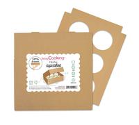 2 boîtes pour 6 cupcakes 17 x 25 x 8,5cm N/A G