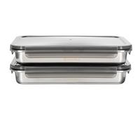 2 boîtes rectangulaires inox - 1930ml Laguiole Cuisson