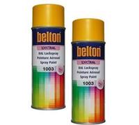 2 bombes de peinture Belton Spectral RAL1003 Jaune de sécurité 400ml