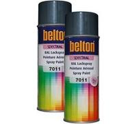 2 bombes de peinture Belton Spectral RAL7011 Gris Fer 400ml
