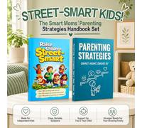 2-Book Parenting Guide Set: Raise Children Street-Smart and Parenting Strategies Smart Moms Swear By, Practical Life Skills, Safety Awareness, ... Solving and Positive Family Communication