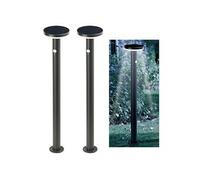 : 2 bornes lumineuses solaires 600lm à LED SWL-600 avec détecteurs