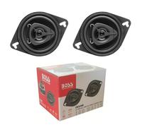 2 BOSS AUDIO SYSTEMS CH3220B Enceintes coaxiales 2 voies noires 8,9 cm 3,5"" 70 watt rms 140 watt max,4 ohm,suspension gomme, paire
