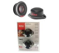 2 Boss Audio Systems TW12 Tw 12 Tweeter à Dôme De 4,9 CM 200 Max Watts Car Spl