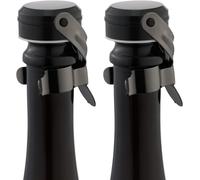 2 Bouchon de vin et champagne réutilisable en inox et silicone Vendos85