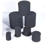 2 bouchons en mousse pour haut-parleur conçus pour un son amélioré et une réduction de la résonance des basses (100 x 100 mm)