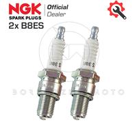 NGK Bougies d'allumage B8ES pas long original – 4 pièces – Kawasaki A 1000 1977-1979