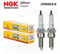 NGK Bougies CPR8EA-9 – Lot de 2 pour Honda NT V Deauville 700 (2010)