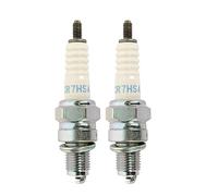 2 bougies NGK CR7HSA pour Yamaha XVS 125 Dragstar millésimes 2000, 2001, 2002, 2003, 2004