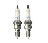 2 bougies NGK CR8EH-9 pour Honda VT 125 C Shadow millésimes 1999, 2000, 2001, 2002, 2003, 2004, 2005, 2006, 2007, 2008