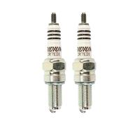 2 bougies NGK iridium CR7EIX pour Kawasaki KFX 700 V-Force millésimes 2004, 2005, 2006, 2007, 2008, 2009, 2010, 2011