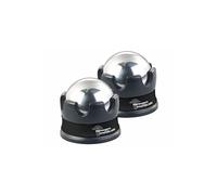 Newgen Medicals 2 boules de massage en acier inoxydable avec support à rotation 360° roll-on