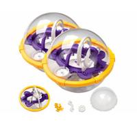 2 boules labyrinthes 3D à assembler - Ø 13 cm Playtastic