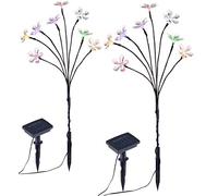 2 bouquets solaires à 8 fleurs multicolores [Lunartec]