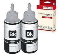 2 Bouteille d'encre pour CANON GI46 Black 135 ml