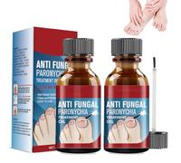 2 Bouteille Vernis à Ongles - Avec Formule Antifongique Hautement Efficace, Traitement des Mycose Ongles des Pieds