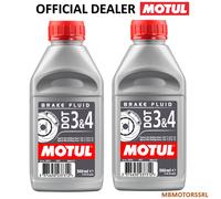 2 Bouteilles De 500ML MOTUL Dot 3/4 100% Synthétique Auto Moto Tours de Scooter