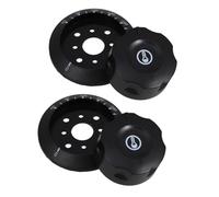2 Boutons de Commande pour Four à Gaz, Noir, 8mm, 60-200 °c | Plastique, Lot de 2 Pièces, Installation Facile, pour Réparation la Cuisine et Axe de Commande de 8mm