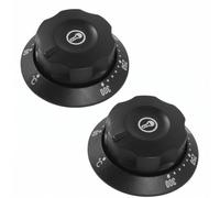 2 Boutons de Thermostat Universels 50-300°C pour Four et Gazinière | Plastique Noir, Réglage Précis de Température, Résistant À la Chaleur, Bouton Plaque de Cuisson Gaz Conçu pour Campingaz