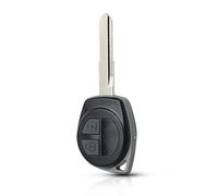 2 Boutons Non coupés HU133R Lame Voiture clé à Distance Coque Housse Fob Accessoires de Remplacement pour Suzuki Igins Alto SX4