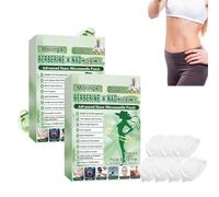 2 Boxs Patch Minceur Ventre Berberine - 10 En 1 Berberines Et Moringa Patches, Moringa Patch Avancé À MicroAiguilles BerberineNad, Patchs Minceur À Base D'Ingrédients Naturels Pour Les Types De Corps