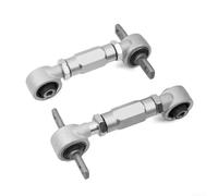 2 Bras Suspension Arrière Alliage pour aluminium Silver 2 Bras | Alliage pour aluminium pour durable, réglage pour précis du carrossage, finition argentée, compatible /EG, montage (Silver)