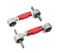 2 Bras Suspension Arrière Alliage pour aluminium Silver 2 Bras | Alliage pour aluminium pour durable, réglage pour précis du carrossage, finition argentée, compatible /EG, montage (Red)