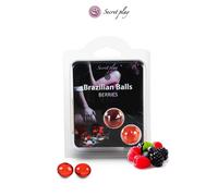 2 Brazilian Balls - baies rouges