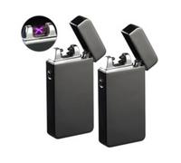 Pearl 2 briquets électroniques USB à Double Arc électrique - Noir