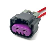 2 broches DELPHI 6.3mm automobile ventilateur prise faisceau de câblage voiture étanche électronique haute courant connecteur avec câble 15454358