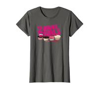 2 Broke Girls Cupcakes T-Shirt, Femme, Asphalte, 3XL