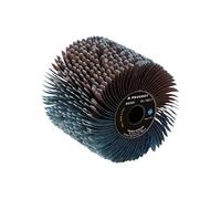 2 brosses à lanières abrasives 120x100mm GR40 - OUTILLAGE - 800305