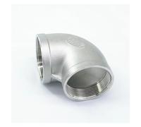 2" BSP Female Thread 304 Stainless Steel 90 Degree Elbow Pipe Fitting Connector water oil air